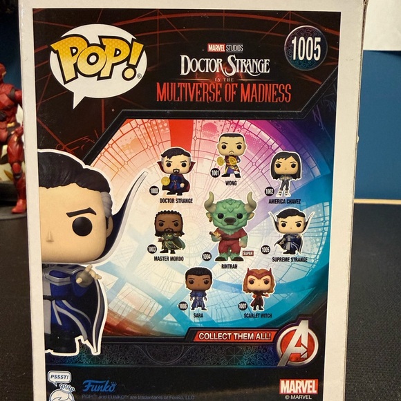 Funko Pop! Supreme Strange Blue and Black Figure - Picture 2 of 2